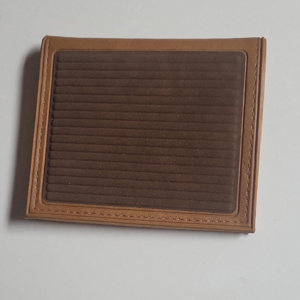Brown Faux Leather Wallet